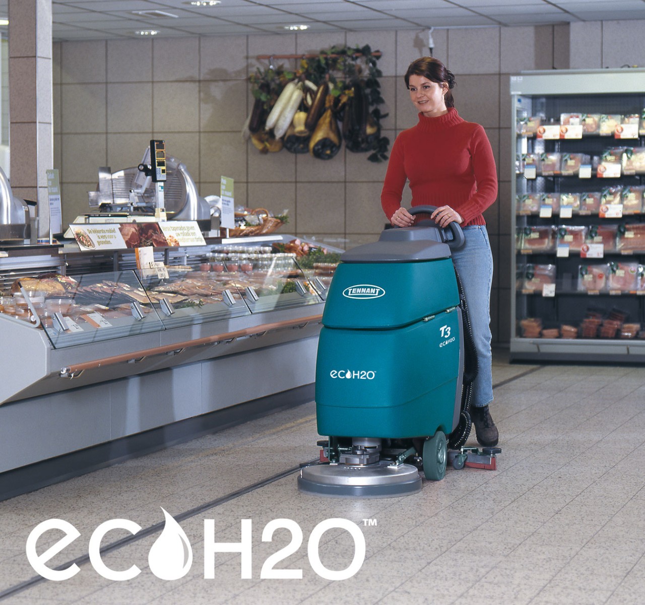 T3 Walk-Behind Scrubber with ec-H2O Technology