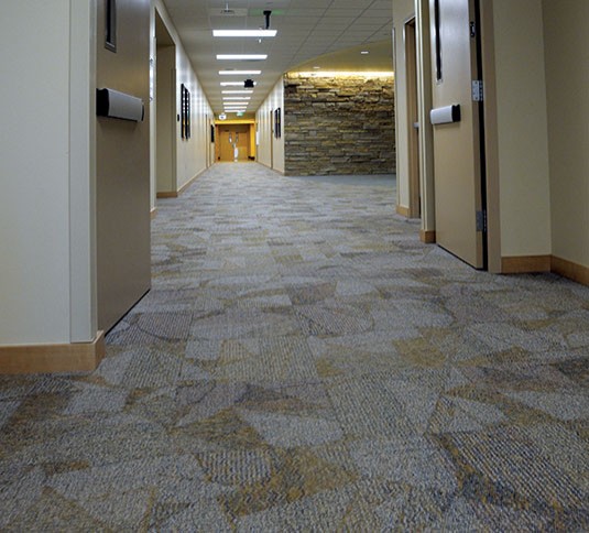 Carpeted flooring
