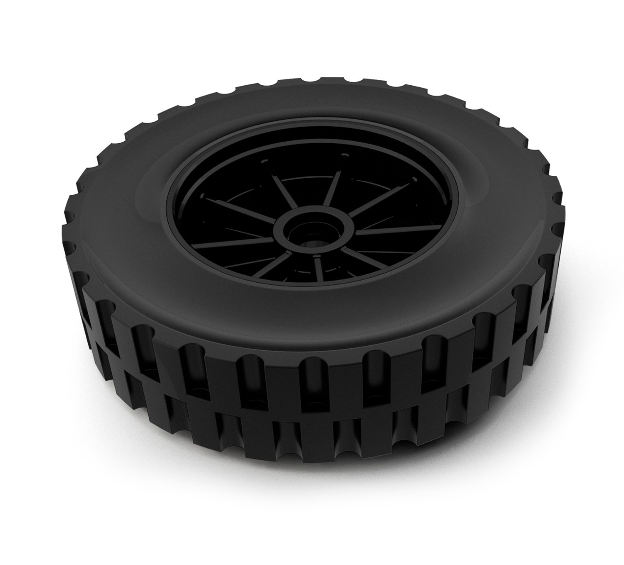 4034900 TIRE ASSY, SOLID, 20.8 X 5.0, W/ BRG alt 1