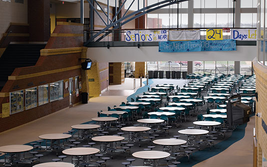 cleaner cleaning schools during summer season