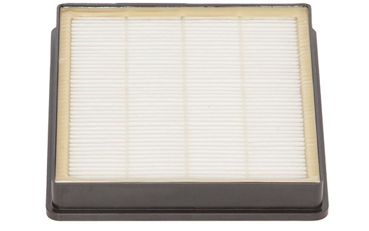 front of standard HEPA filter