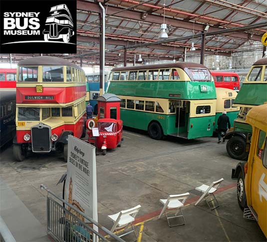 Sydney Bus Museum and Tennant T300 Walk-Behind Scrubber