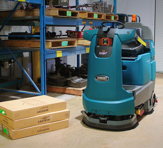 T7AMR in a warehouse