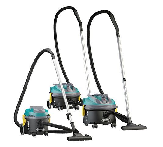 Aspiradoras de caja en seco Tennant V-CAN-10, V-CAN-12, V-CAN 16