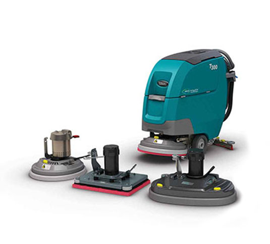 Récureuses à commande arrière T300 et T300e de Tennant