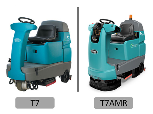 T7 e T7AMR lado a lado